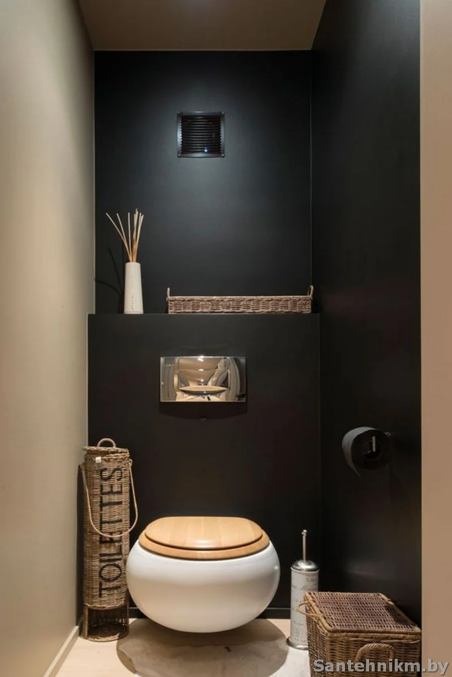 «Стоит ли делать дизайн туалета черно-белым, если помещение очень небольшое? » — Яндекс Кью