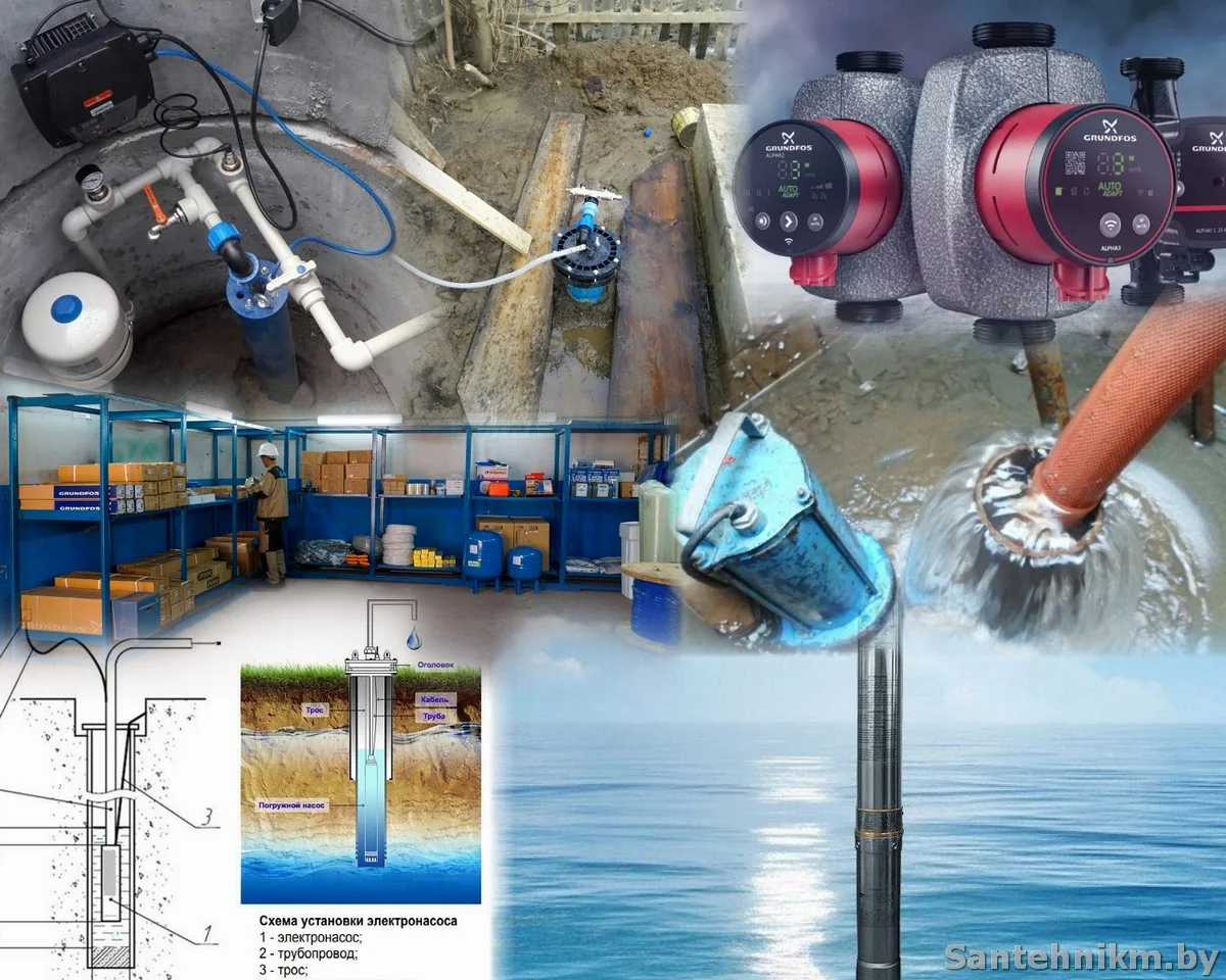 Замена насосного оборудования - Сантехник Минск Сервис