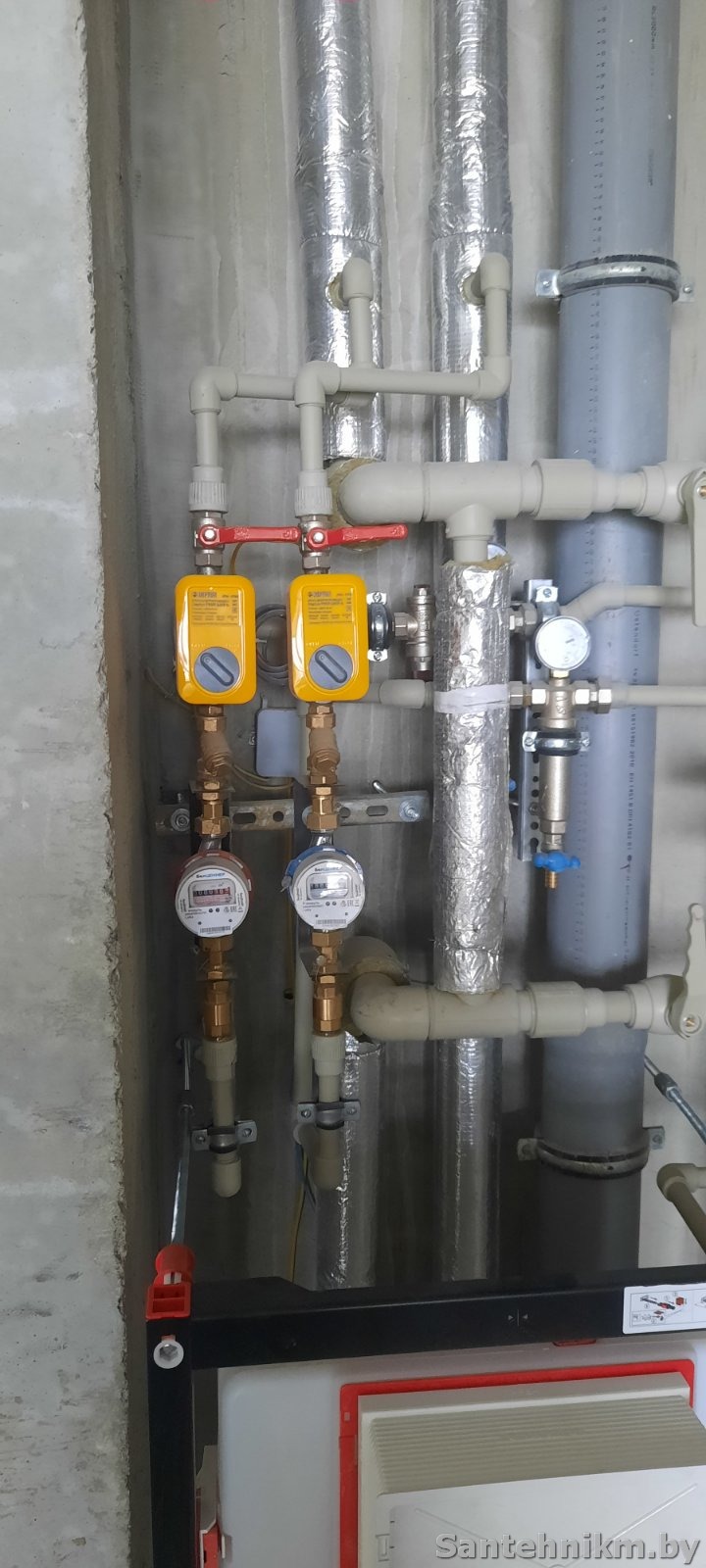 Установка системы защиты от протечки воды в квартире Минск
